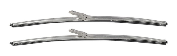 Windshield Wiper Blades "Trico Style" for 1967-68 Mercury Cougar - Stainless Steel / Pair