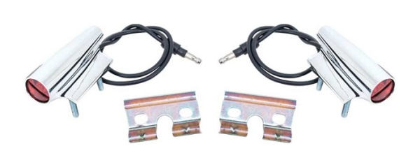 Turn Signal Indicator Lamp Assemblies for 1967-69 Plymouth GTX - Pair