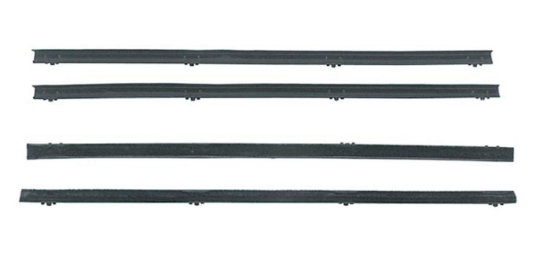 Fensterschacht-Dichtleisten-Set für 1967-72 Chevrolet/GMC Suburban - Seitenfenster hinten/4-teilig