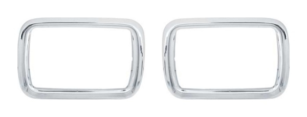 Park/Turn Light Bezels for 1967 Plymouth Barracuda - Pair