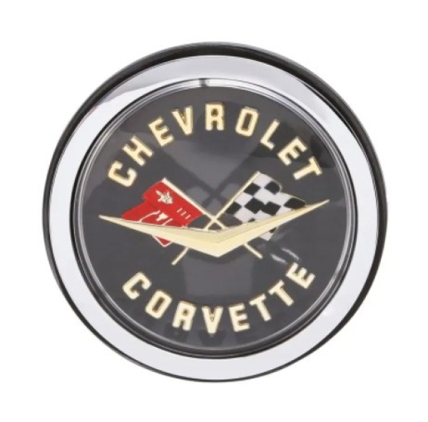 Rear Emblem Assembly for 1967 Chevrolet Corvette - Gold