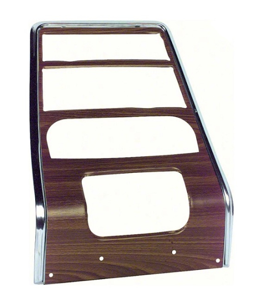 Center Dash Panel for 1967 Pontiac Firebird with AC - Walnut Woodgrain