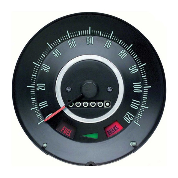 Speedometer -A- for 1967 Pontiac Firebird - Display in Miles
