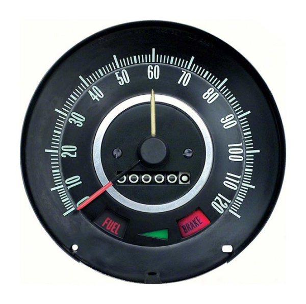 Speedometer -B- for 1967 Pontiac Firebird - Display in Miles
