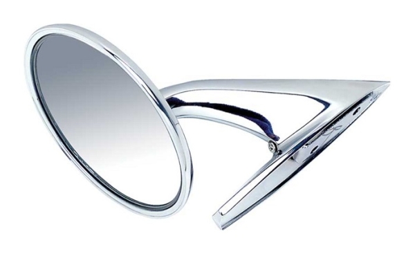 Outer Door Mirror for 1967 Chevrolet Impala with Bowtie - Right Hand Side
