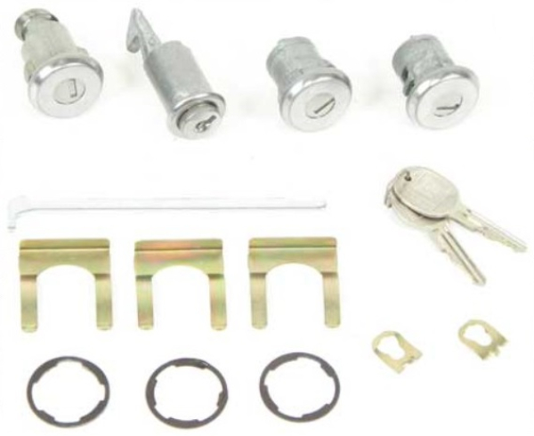 Lock Set -B- for 1967 Chevrolet Full Size models