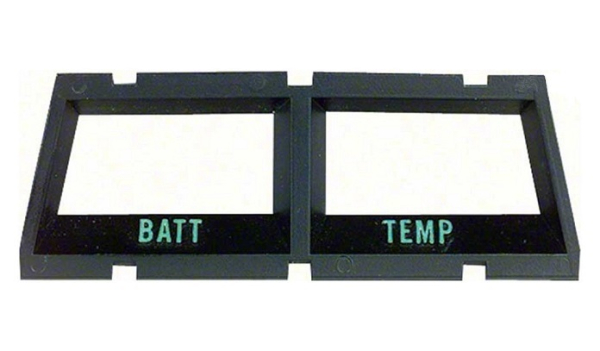 Console Gauge Bezel -A- for 1968-69 Chevrolet Camaro - BATT/TEMP