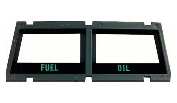 Console Gauge Bezel -B- for 1968-69 Chevrolet Camaro - FUEL/OIL