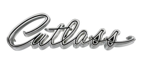 Fender Emblems for 1968-69 Oldsmobile Cutlass - Script "Cutlass"