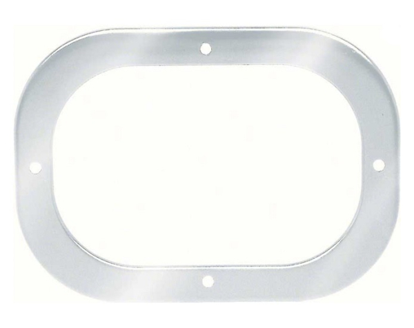 HURST Shift Boot Retainer Plate for 1968-69 Pontiac Firebird with 4-Speed Manual Transmission - Chrome