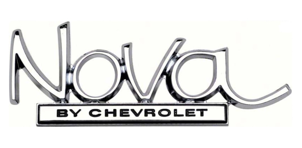 Heck-Emblem für 1968-72 Chevrolet Nova Modelle - Nova