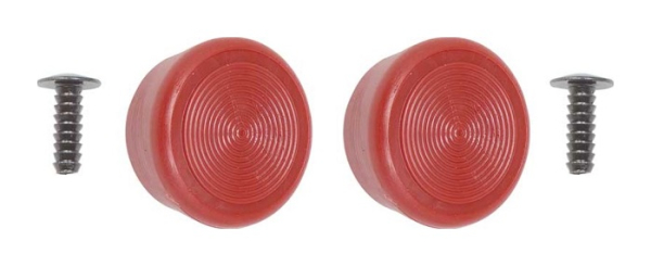 Window Crank Handle Knob Set for 1968-81 Chevrolet Full-Size models - Red Knobs