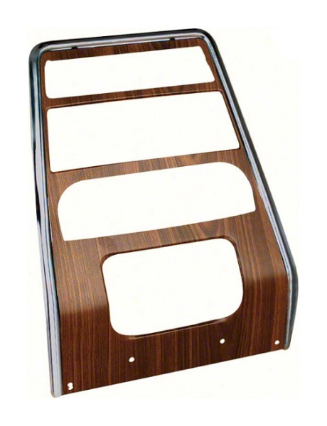 Center Dash Panel for 1968 Chevrolet Camaro with AC - Walnut Woodgrain