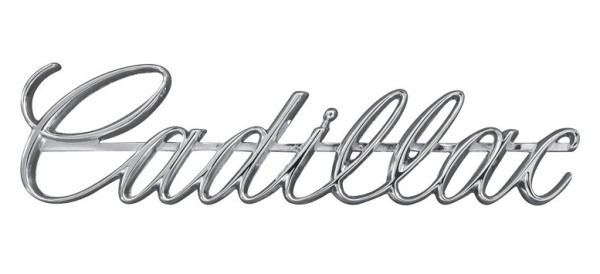 Klappscheinwerfer-Emblem für 1968 Cadillac Eldorado - Schriftzug Cadillac