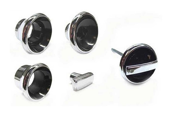 Dash Bezel and Knob Set for 1968 Chevrolet Impala - 5-Piece