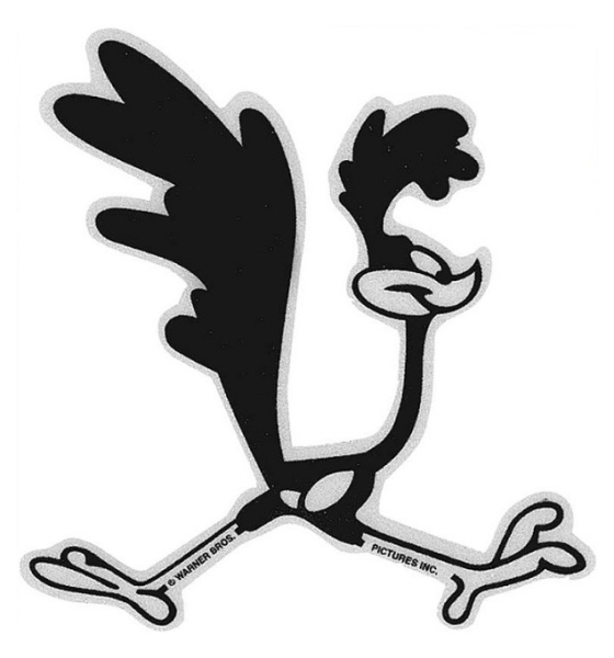 "Road Runner" Decal for 1968 Plymouth Road Runner - RH