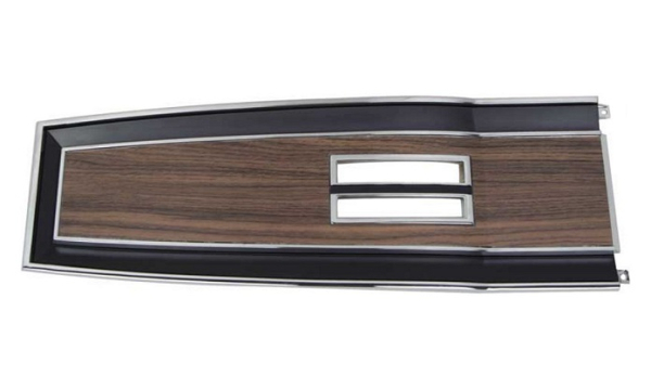 Woodgrain Console Top Plate for 1969-70 Dodge B-Body Models with Automatic Transmission