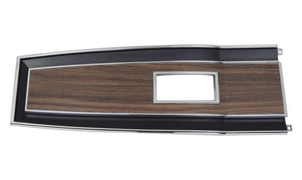 Woodgrain Console Top Plate for 1969-70 Dodge B-Body Models with Manual Transmission