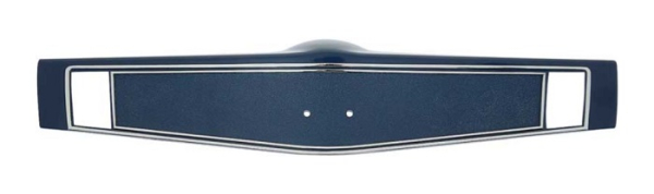 Steering Wheel Shroud for 1969-70 Chevrolet Impala / Full Size - Dark Blue / Chrome Trim