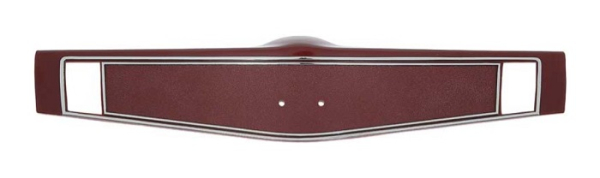 Steering Wheel Shroud for 1969-70 Chevrolet Impala / Full Size - Red / Chrome Trim