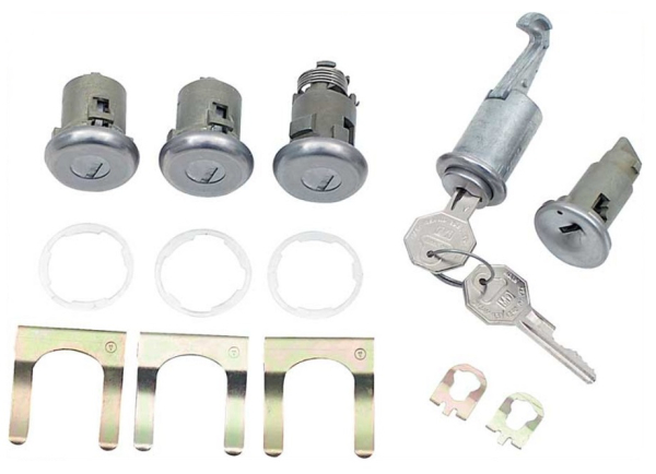 Lock Set -B- for 1969-70 Chevrolet Full Size models