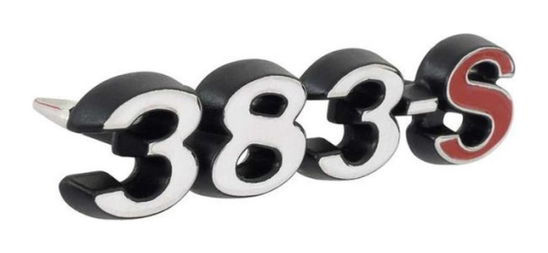 Fender Emblems for 1969 Plymouth Barracuda - 383-S