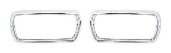 Park/Turn Light Bezels for 1969 Plymouth Barracuda - Pair