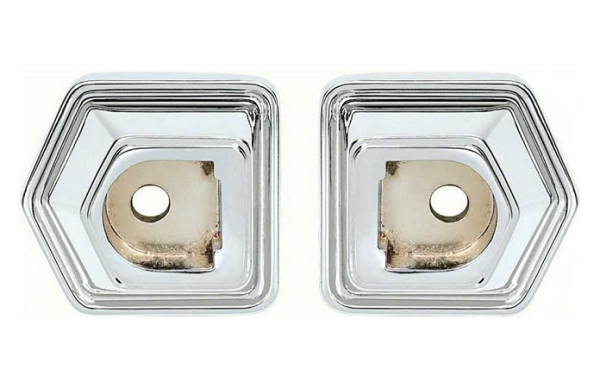 Dash Handle Chrome Bezels for 1969 Chevrolet Camaro