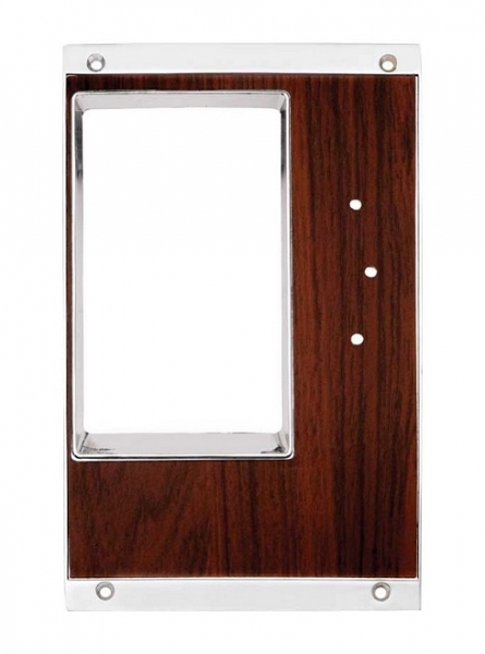 Console Shift Plate for 1969 Chevrolet Camaro with Manual Transmission - Cherrywood Woodgrain