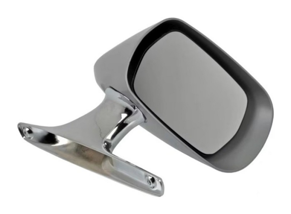 Outside Rear View Mirror for 1969 Mercury Cougar XR7 - Chrome Base / Right Side