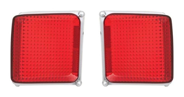 Tail Lamp Lenses for 1969 Plymouth Satellite - Pair