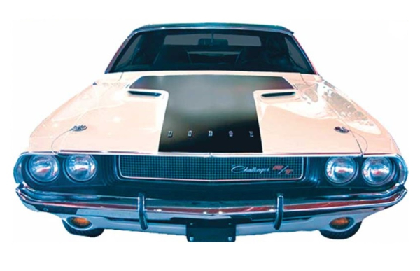 Hood Blackout Decal for 1970-71 Dodge Challenger