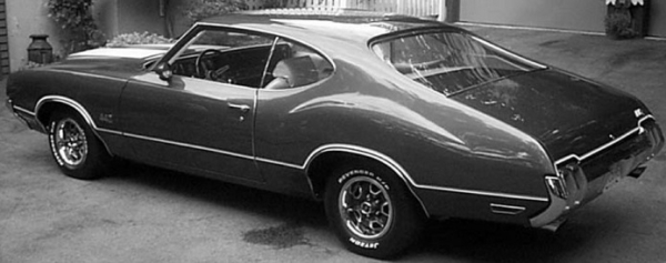 Zierleisten-Satz der Dachkanten für 2-türige 1970-72 Oldsmobile Cutlass S und 442 - 6-teilig