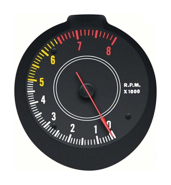 In-Dash Tachometer for 1970-74 Dodge Challenger with Rallye Gauge Package