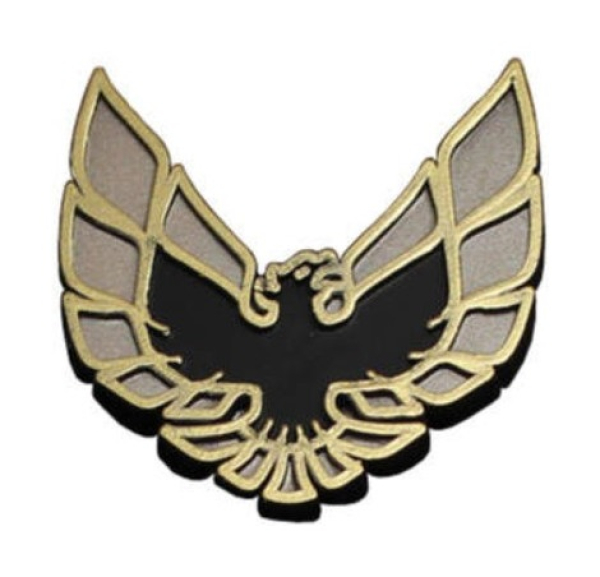 Armaturenbrett-Emblem für 1970-81 Pontiac Firebird - Gold/Schwarz