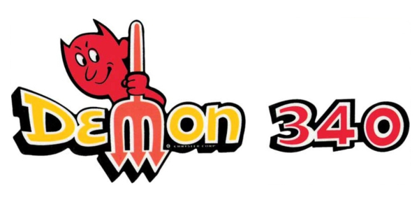 "Demon 340" Kotflügel-Decals für 1971-72 Dodge Demon - Set