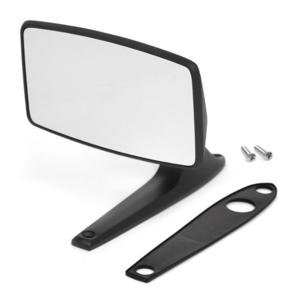 Outside Rear View Mirror for 1971-73 Mercury Cougar - Black