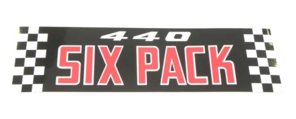 Air Cleaner Decal for 1971 Mopar 440 SIX PACK
