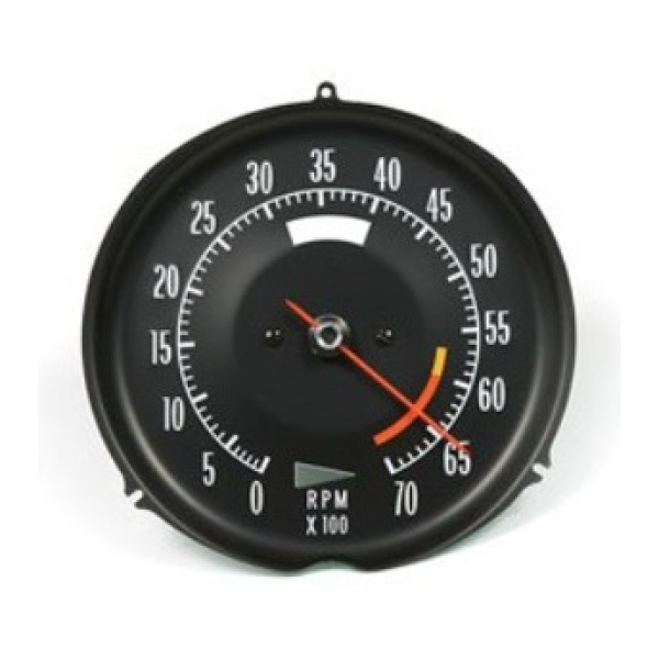 Tachometer for 1972-74 Chevrolet Corvette - 6000 RPM Red Line