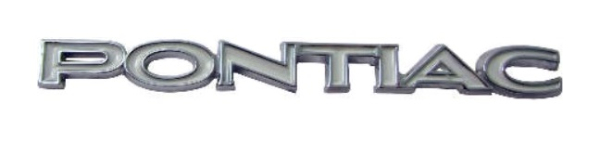 Front Emblem for 1974 Pontiac GTO (X-Body) - PONTIAC