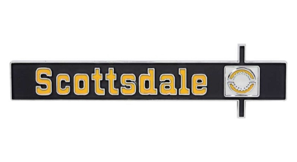 Dash Panel Emblem for 1975-80 Chevrolet Pickup - Scottsdale