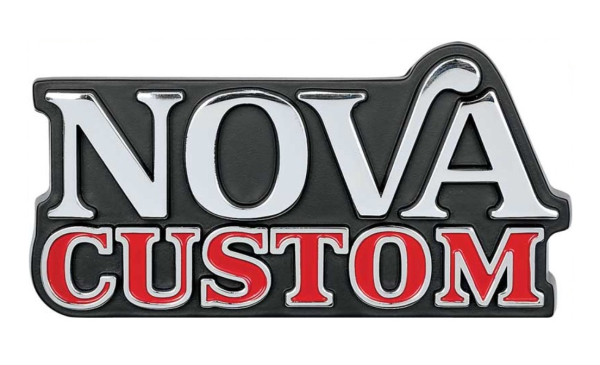 Grill Emblem for 1975 Chevrolet Nova Custom - NOVA CUSTOM