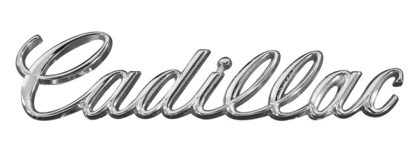 Hood Emblem for 1976 Cadillac Seville - Script Cadillac