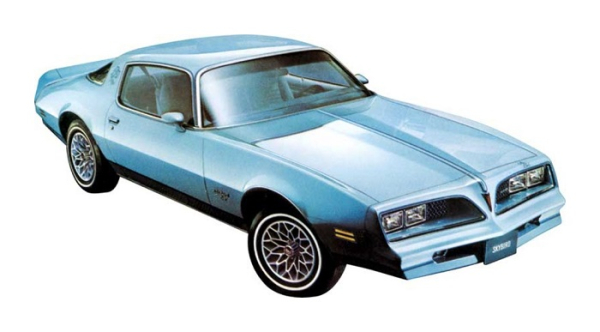 Oberer Streifen-Satz und Decals für 1977-78 Pontiac Esprit "Sky Bird"