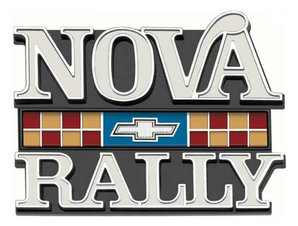 Grill-Emblem für 1977-79 Chevrolet Nova Rally - NOVA RALLY