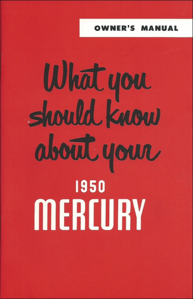 1950 Mercury - Betriebsanleitung (englisch)