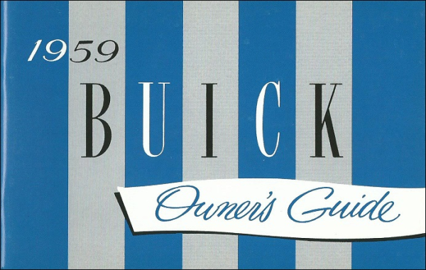 1959 Buick - Betriebsanleitung (englisch)