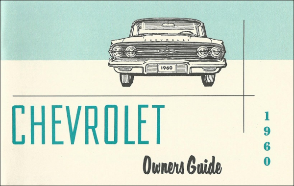 1960 Chevrolet Full-Size - Betriebsanleitung (englisch)