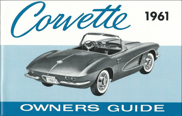 1961 Chevrolet Corvette - Betriebsanleitung (englisch)