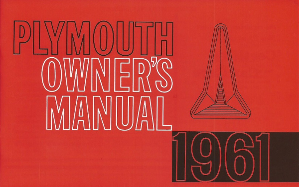 1961 Plymouth - Owners Manual (english)